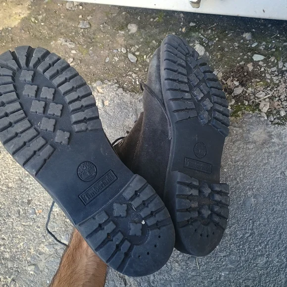 Black Timberland Boots Size 10.5 Pre-owned - Picture 14 of 14